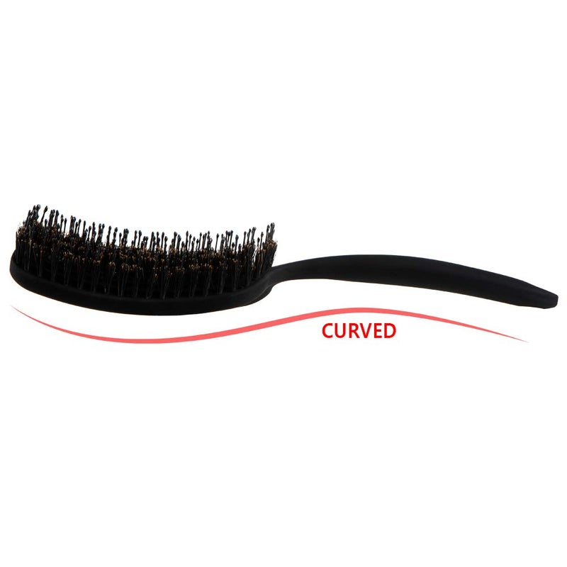 The bbosong lab Maze Hair Brush â€“ Curved and Flexible Brush Head, Fast Drying, Detangling, for All Hair Types - Image 4